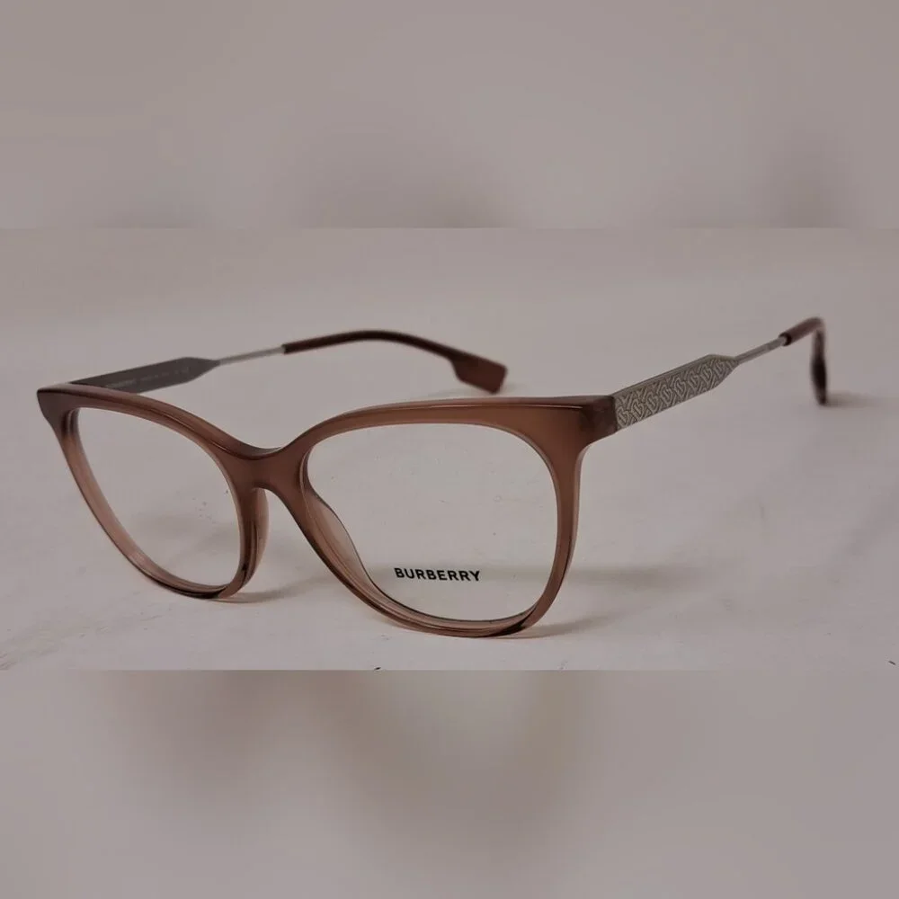 NWT Burberry Women's Charlotte Eye Glasses Frames Brown BE 2333 3173 53-16-140